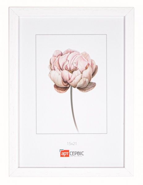 Рамка для фото Арт-Сервіс ЭА-01731 15x21 см білий/білий 