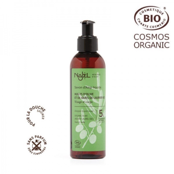 Мило рідке алеппське 5% олії лавра 200 мл 1 шт./уп.