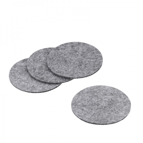 Набір підставок під склянки Alia світло-сіра d-10 см 4 шт./уп. фетр Kela