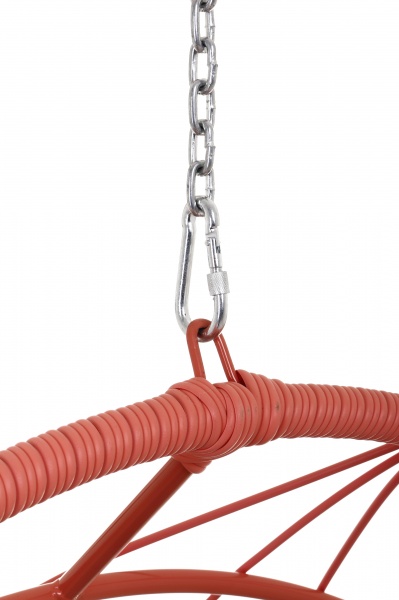 Кресло-кокон Сфера плетение орегон коралловый