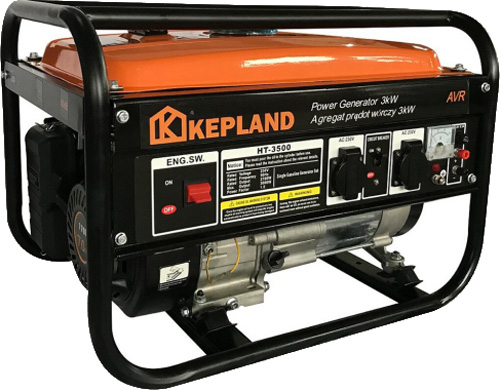 Електрогенераторна установка Kepland HT-3500 2800 кВт / 3000 кВт Kep/PG/3kW бензин — фото 1
