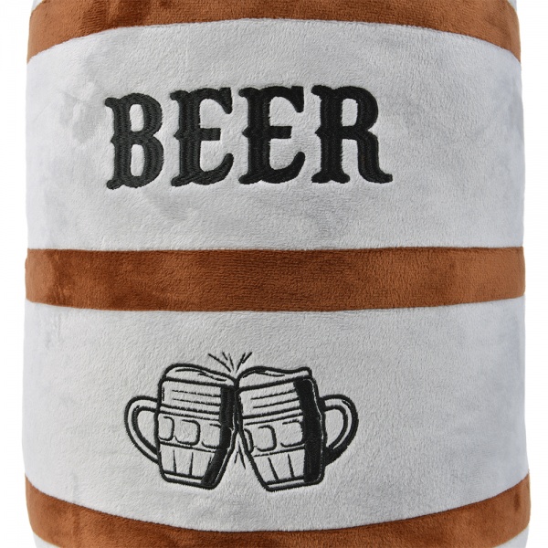 Подушка декоративна бочка пива FWPPIWBERBL23BG00 44 см сірий WP Merchandise 