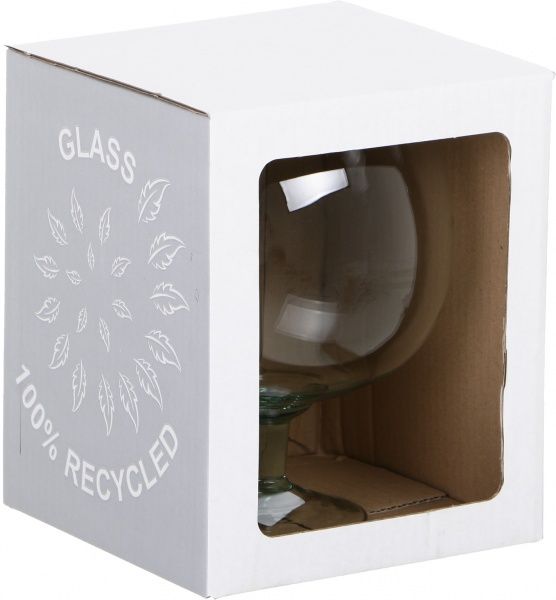 Ваза прозора (коньячка) 13,5x22,5 см Ladna