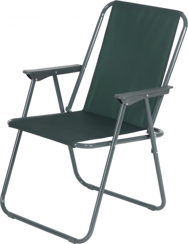 Стул раскладной Пикник 53х44х75 см темно-зеленый