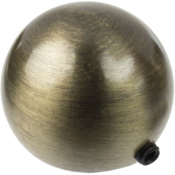 Наконечник Kugel Gardinia Memphis наборной d16 мм античная латунь 