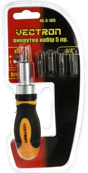 Отвертка со сменными насадками Vectron 46-3-105