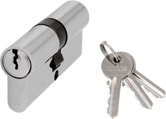 Цилиндр Rodos ключ-ключ 60 мм хром