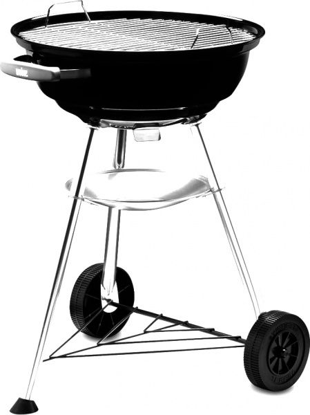 Гриль угольный Weber Compact Kettle черный 47см 1221004