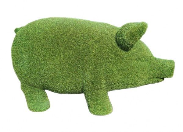 Фігурка декоративна PG-01 Green pig 35х15х18 см