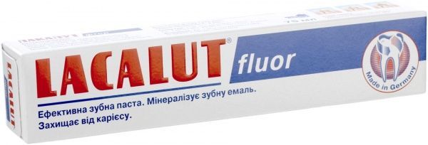 Зубна паста Lacalut фтор 75 мл