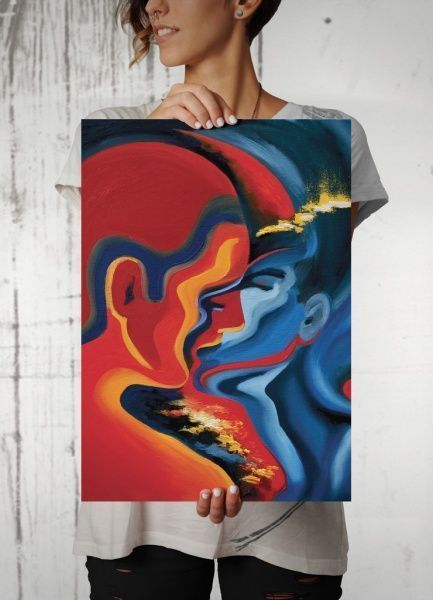 Картина Поцелуй Posterclub 