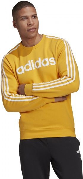 Джемпер Adidas E 3S CREW FL GD5387 р. M жовтий