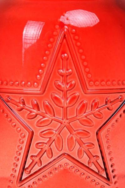 Ваза стеклянная коралловая ESTRELLA 16 см San Miguel