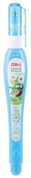 Коректор-ручка Deli EH10000 5 мл Cover Up блакитний