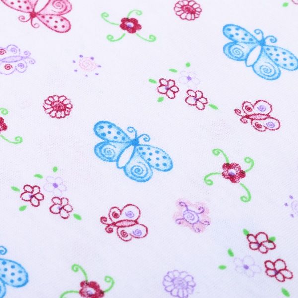 Боди для девочки Фламинго 48 160-127 р.80 белый с рисунком 