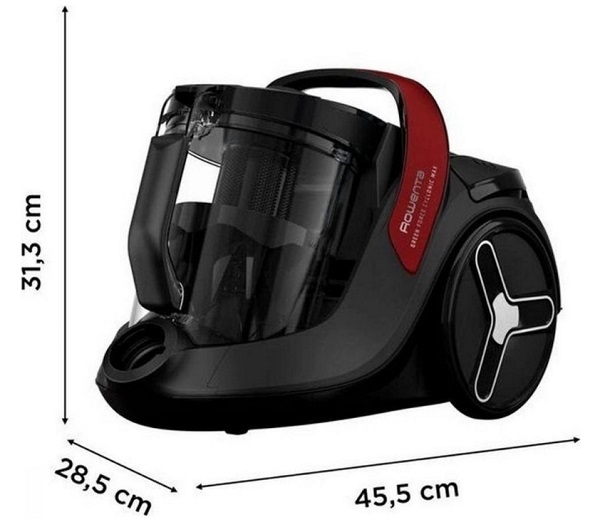 Пылесос Rowenta Green Force Cyclonic Max RO7B13EA red/black