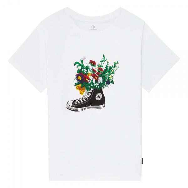 Футболка Converse Flowers are Blooming Tee 10021074-A03 р.XS білий