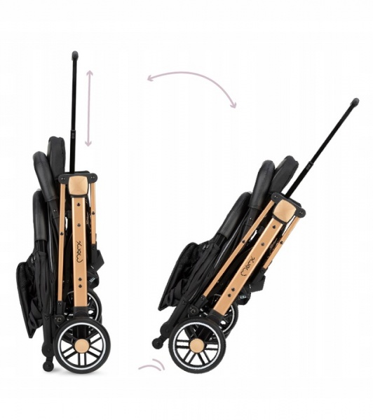Коляска прогулочная MoMi Estelle black 