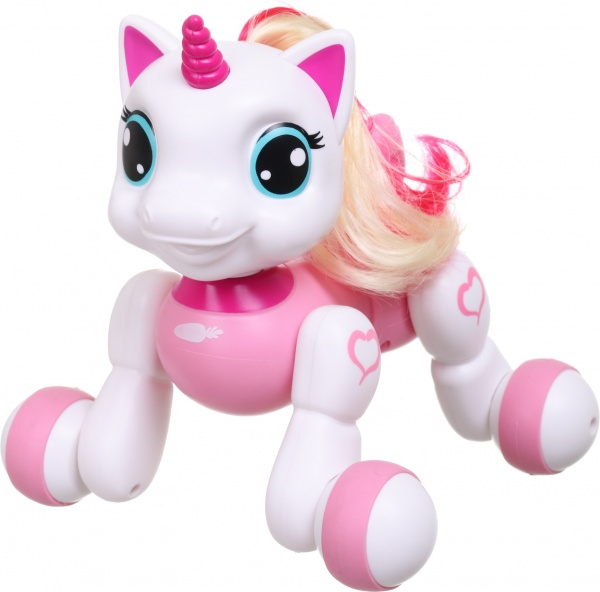 Інтерактивний робот Shantou Єдиноріжка 22.5х17х18.5 см біло-рожевий 1089A