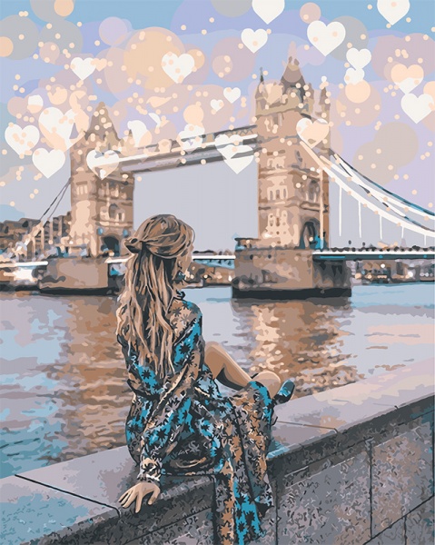 Картина по номерам Романтический Лондон Идейка 