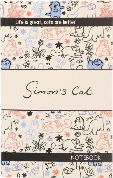 Блокнот 1 80 арк. 12,8х20,4 см Simon's Cat