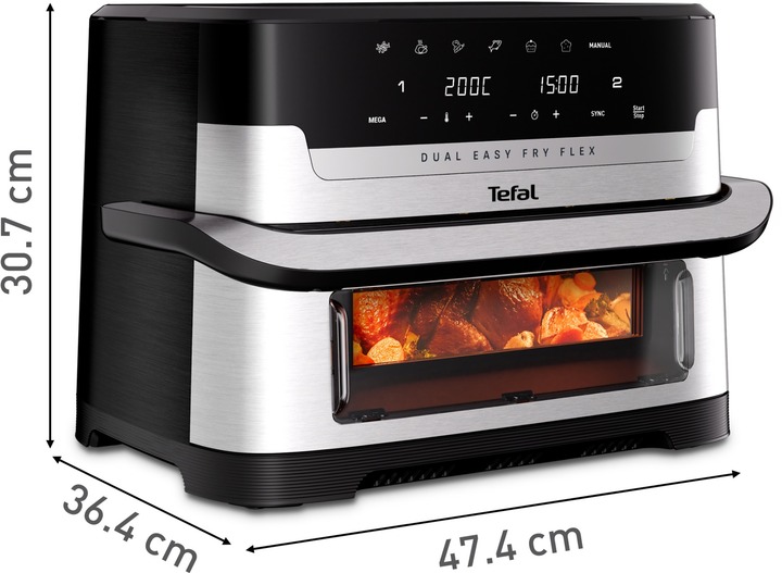 Мультипечь Tefal Dual Easy Fry Flex EY922DE0
