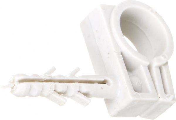 Обойма для труб Україна (ТОВ Відеодом) D 15-16 з ударним шурупом (10шт.)