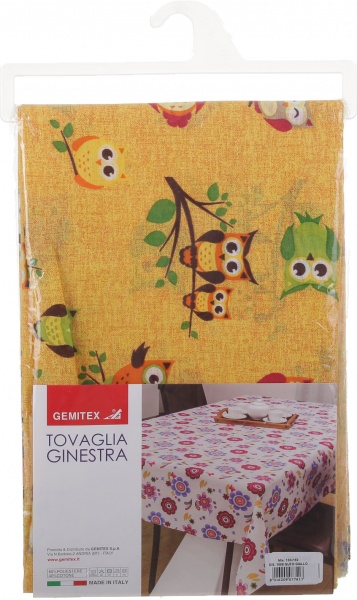 Скатерть Ginestra 120x160 см желтый Gemitex 