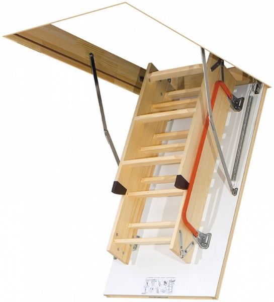 Сходи на горище Fakro LWK-280 з металевим поручнем 94x60 см