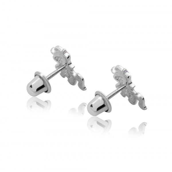 Сережки-пусети UMa&UMi Єдиноріг блакитний