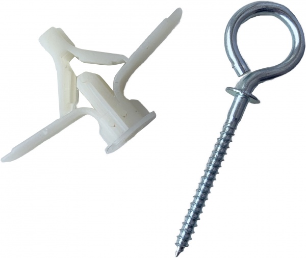 Дюбель для гіпсокартону метелик 3,5x64 мм 4 шт. з петельним гаком Expert Fix