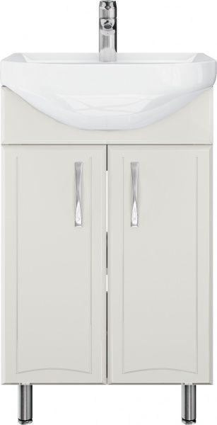 Тумба підлогова Прайм 50 МДФ беж глянець під умивальник Проксі-Colombo 50