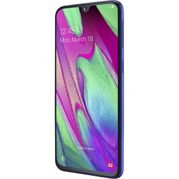 Смартфон Samsung Galaxy A40 SM-A405F 4/64GB Duos ZBD (SM-A405FZBDSEK) blue