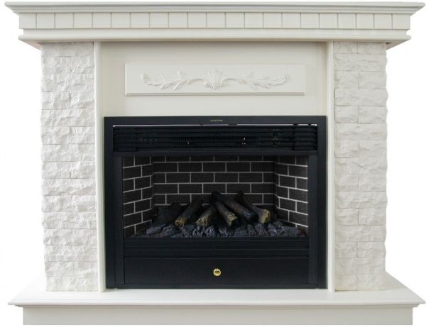 Камінокомплект ASTRA FLAME Нук White + Плутон