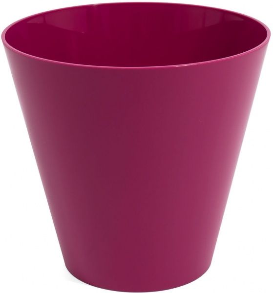 Горшок пластиковый Prosperplast Tubus круглый 12л фуксия (74953-235) 