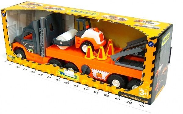 Автовоз Wader с катком Super Tech Truck 36740