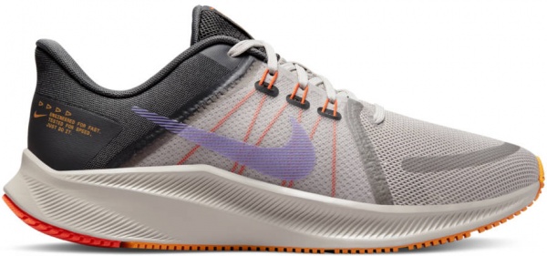 Кроссовки Nike Quest 4 DA1105-008 р.US 9 серо-черный