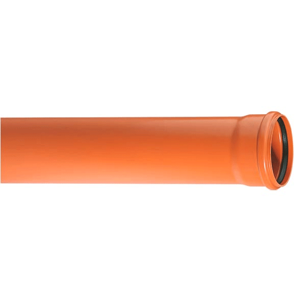 Труба наружная канализационная ПВХ Plastimex 200х4000 мм