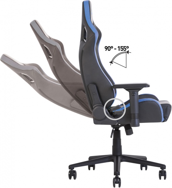 Кресло Hexter Pro R4D Tilt MB70 Eco/01 черно-синий 