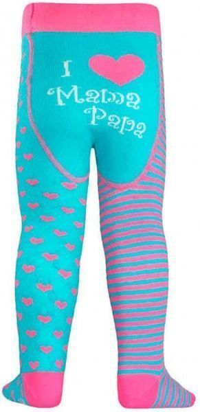 Колготки детские Conte-Kids TipTop 355 р.80-86 бирюзово-розовый 