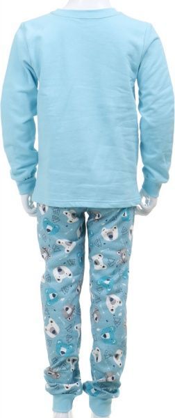 Піжама дитяча Фламінго ведмедик р.134 бірюзовий 329-310-3 