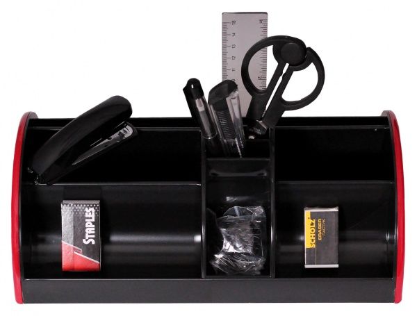 Набор настольный 9 предметов черно-красный 7018В SCHOLZ