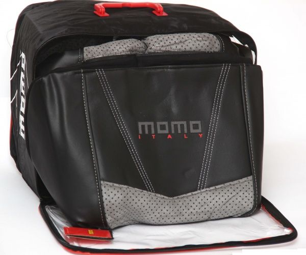 Комплект чехлов на сиденья Fodera Univ Premium MOMO SC032BG черный с серым