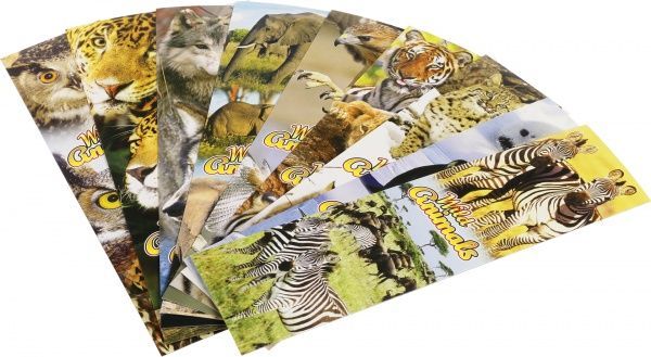 Набор закладок Мир животных 9 шт. Лунапак