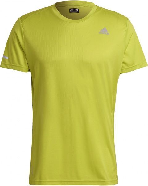 Футболка Adidas RUN IT TEE M GN2167 L салатовий