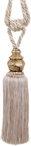 Подхват для штор 2018-52-K-84 кремовый/капучино Majestic