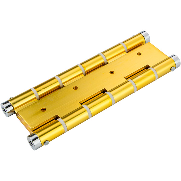 Петля универсальная  BRUNO 5469 AL1015 пружинная 180мм матовое золото