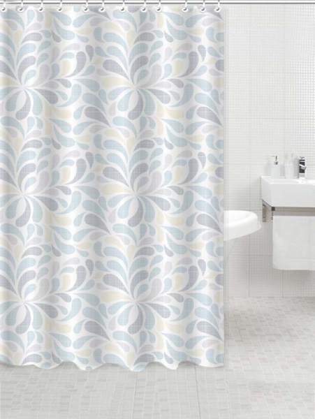 Шторка для ванны Dariana Принт XRQ-RP-116 180х180 см