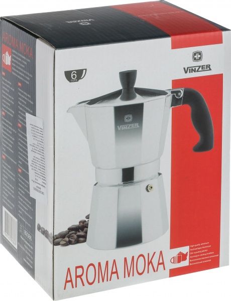 Кофеварка гейзерная на 6 чашек 89386 Vinzer