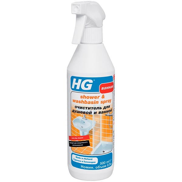 Средство HG для чистки душа и ванны 0,5 л